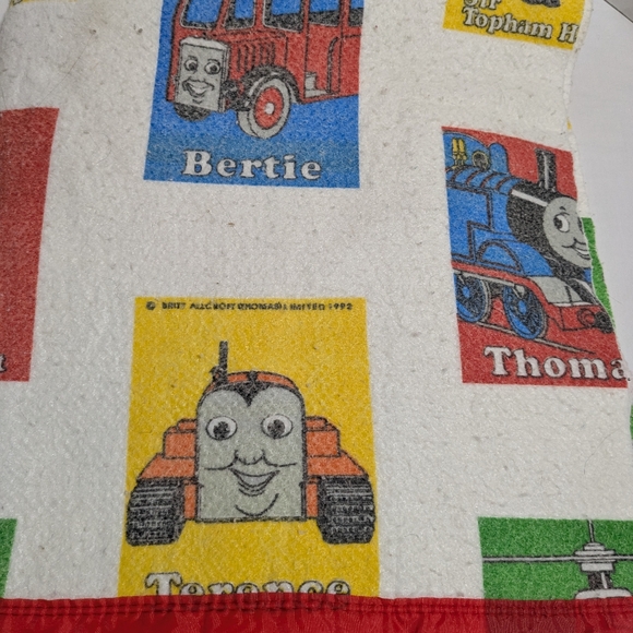 VTG Thomas And Friends Train Engine Blanket twin double - Picture 1 of 7
